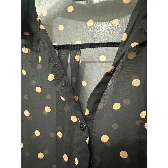 Forever 21 Y2K women’s size small polka dot top - Picture 5 of 9